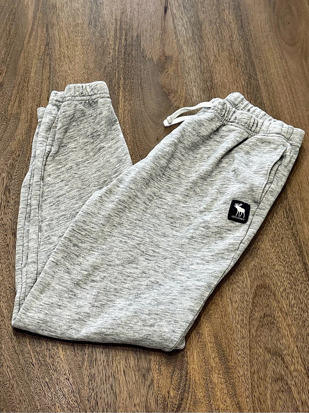 Abercrombie Kids Logo Jogger Sweatpants Gray Girls 13/14